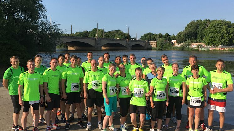 Schnellecke-Belegschaft beim Leipziger Firmenlauf