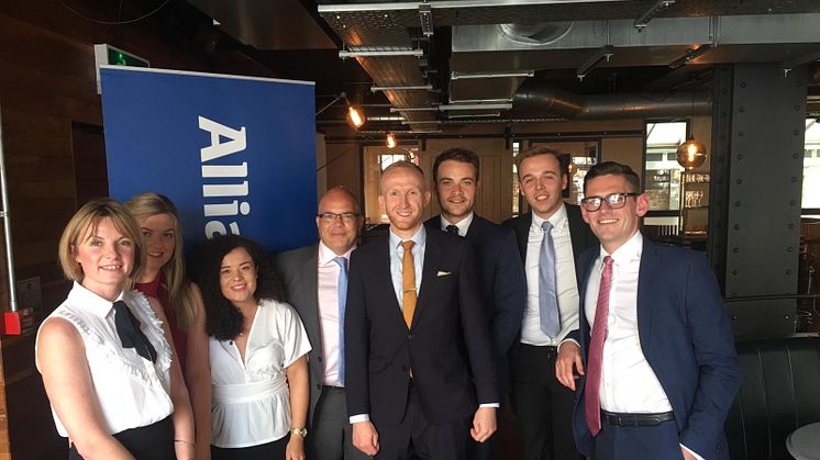 Graduates at Allianz's Broker Scholarship event 