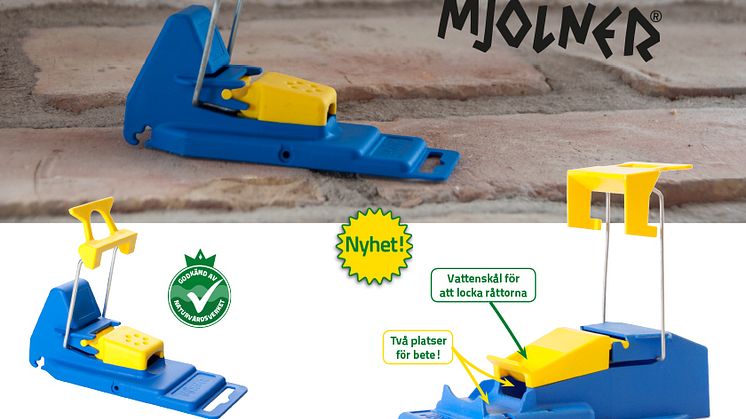 Patenterade, svenska Mjölner – för en mus- och råttfri höst!