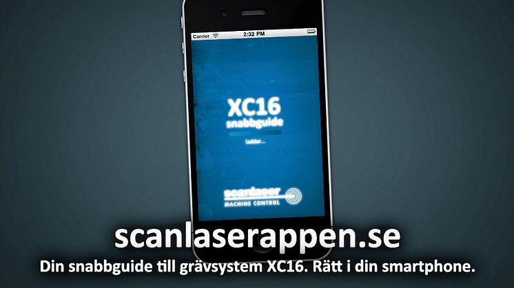 Scanlaser lanserar mobil snabbguide för grävsystem