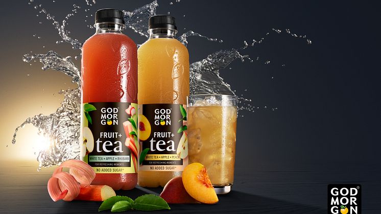 God Morgon® lanserar drycken Fruit + Tea – en naturligt uppfriskande och smakrik nyhet inom helt ny kategori