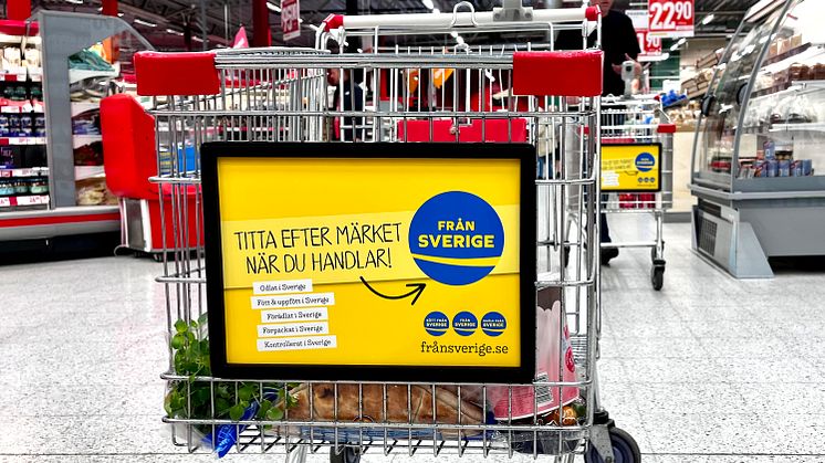 Under Från Sverige-veckorna 2022 syns ursprungsmärkena Från Sverige, Kött från Sverige och Mjölk från Sverige extra mycket i butikerna, på stan, i t-banan i Stockholm, i print och digitalt på nätet. Veckorna pågår den 19 sept till 2 okt.