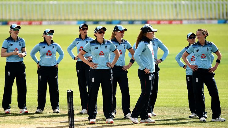 England lost the final ODI, but took the series 2-1. Photo: Getty Images