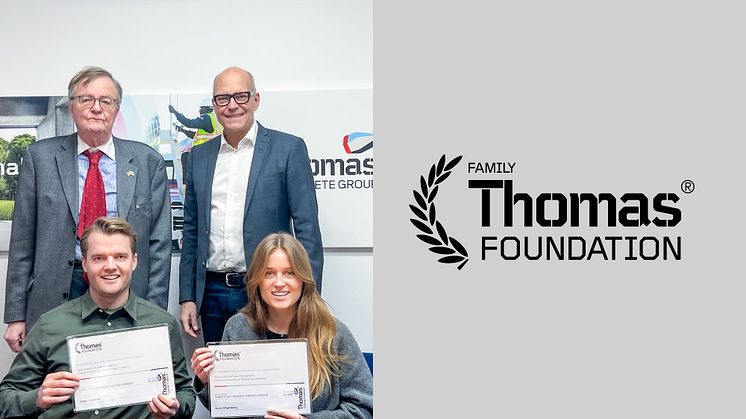 Familjen Thomas Forskningsstiftelse delar ut stipendium
