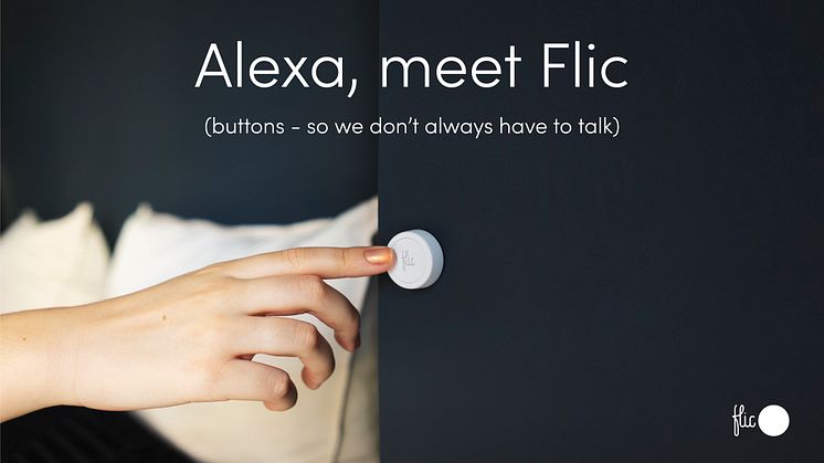 Flic can now trigger Amazon Alexa commands. 