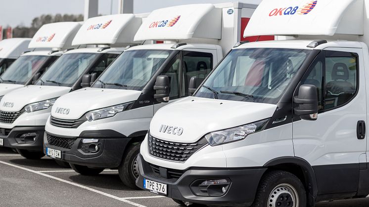 Över 200 nya IVECO-bilar levereras till OKQ8