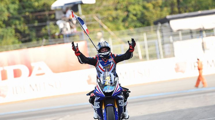 ラタポン・ウィライロー選手が両レースを制し逆転で初のチャンピオンを獲得　2018年 アジアロードレース選手権 SS600