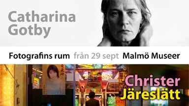 Chatarina Gotby och Christer Järeslätt öppnar på lördag i Fotografins rum