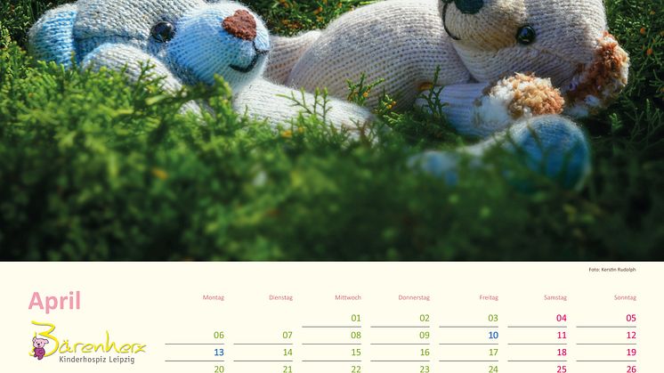 Mit Bärenherz durch das Jahr 2020 - Der neue Bärenherz-Kalender 