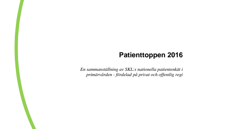 Patienttoppen 2016