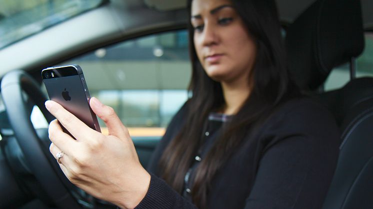Only three in five drivers who use a handheld phone say causing an accident would make them kick the habit