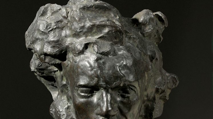Antoine Bourdelle, Beethoven with open eyes, mask (full study), 1901. Bronze. Musée Bourdelle, Paris.