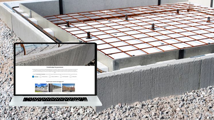 Nytt digitalt verktøy fra Finja forenkler produktvalg og mengdeberegning ved støping av grunnmur