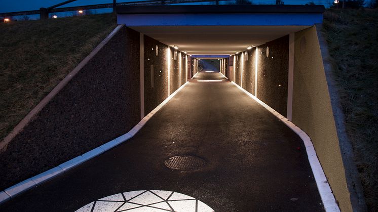 Göteborg Energi DinEl inviger briljant tunnel i Tynnered