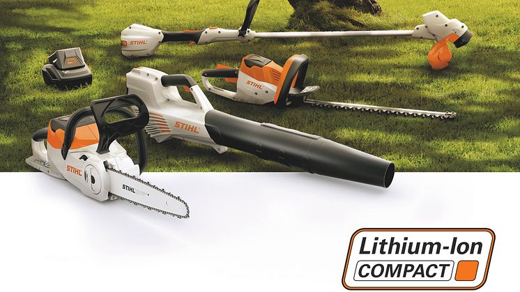 STIHL COMPACT - Batterisystemet för små, medelstora och stora trädgårdar