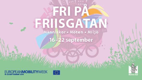 Fri på Friisgatan under Mobility week Malmö
