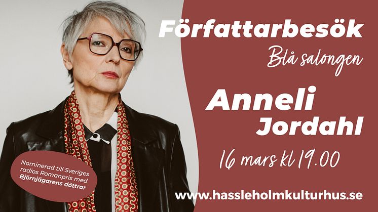 Författaren Anneli Jordahl