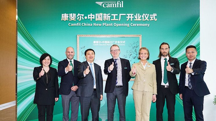 Distinguishes Guests at Camfil China inauguration 2023