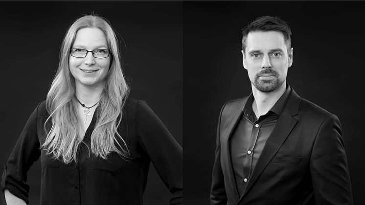 Beatrice Torgnyson Klemme, vd BioDriv Öst och Martin Ahrne, vice vd. Foto: Göran Ekeberg.