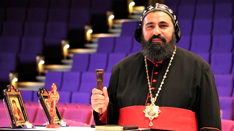 Ärkebiskop Benjamin Atas, Syrisk ortodoxa kyrkan är från och med idag ordförande för Sveriges kristna råd.