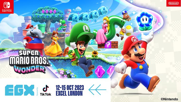 Nintendo UK Will Be Attending EGX 2023 Showcasing the UK First Play of Super Mario Bros. Wonder Exclusively for Nintendo Switch