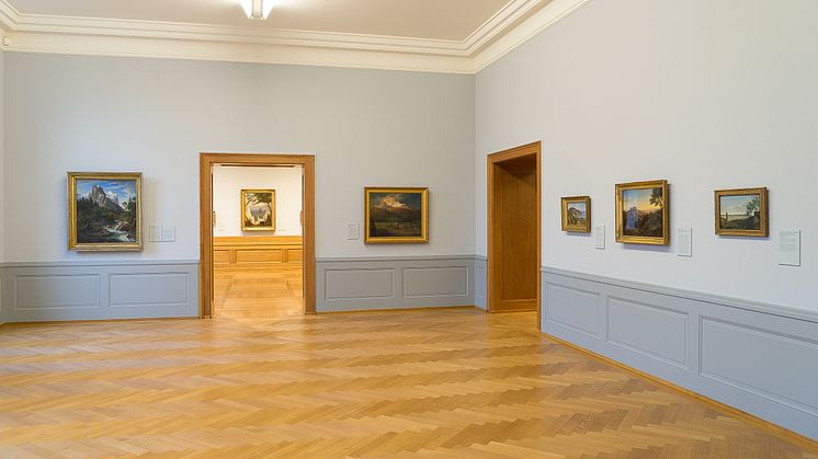 Blick auf Caspar David Friedrichs "Kreidefelsen auf Rügen" (c) Kunst Museum Winterthur