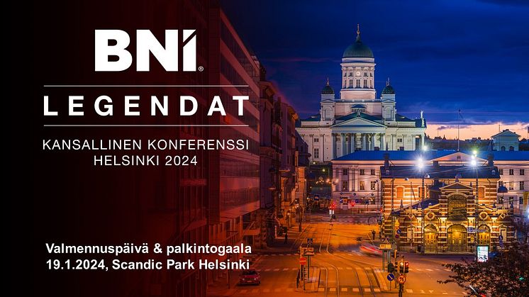 BNI Kansallinen Konferenssi on huikea koko päivän tapahtuma kaikille BNI-liikekumppaneille.