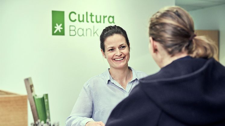 Resepsjonen i Cultura Bank