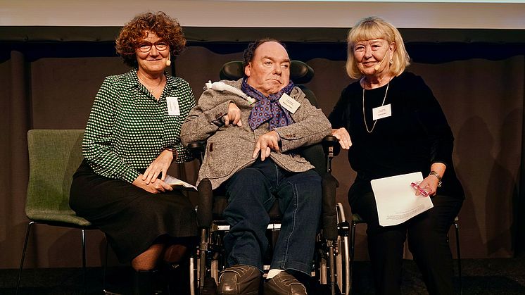 Cecilia Blanck, Magnus Andén och Gerd Andén föreläste utifrån rubriken "Jag är en fri medborgare och lever ett självvalt liv”. Foto: Agneta Berghamre Heins