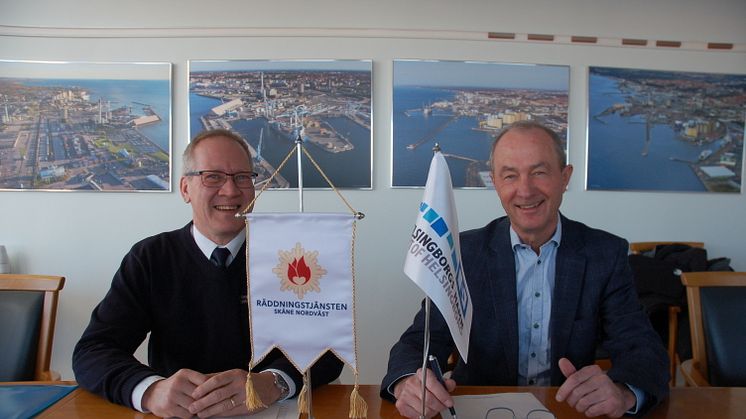 Helsingborgs Hamn utökar säkerheten i samarbete med Räddningstjänsten