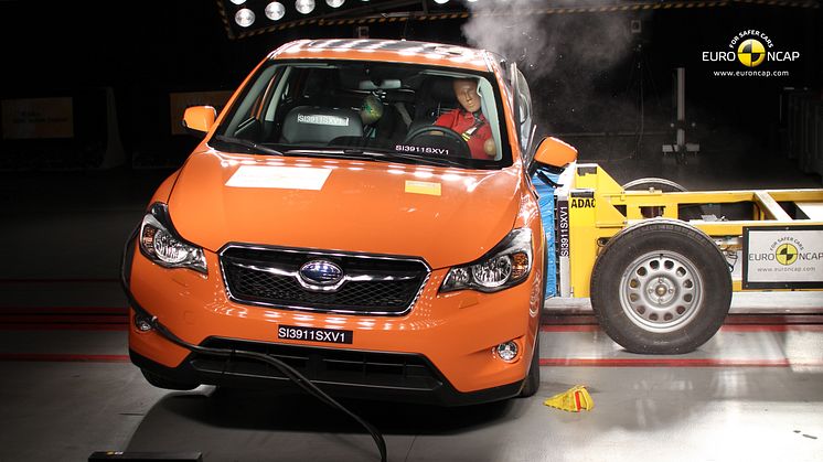 Subaru XV erhöll fem stärnor i Euro NCAP 2011