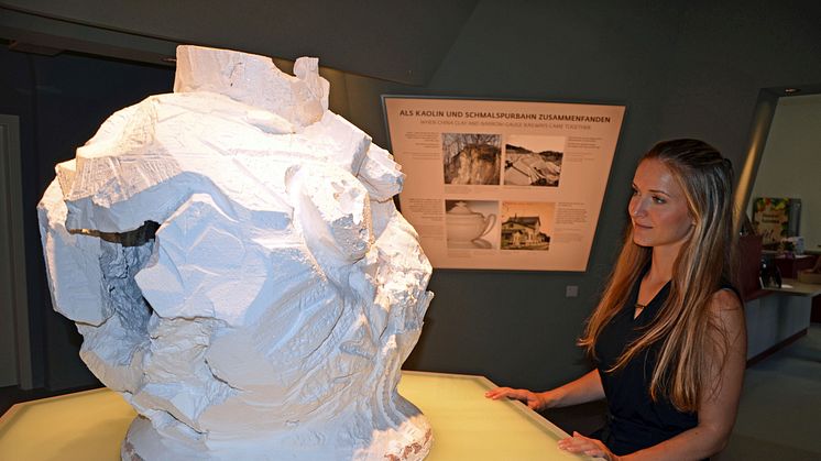 Blick in die multimediale Ausstellung „Erlebniswelt Kaolin“ - Foto: Andreas Schmidt