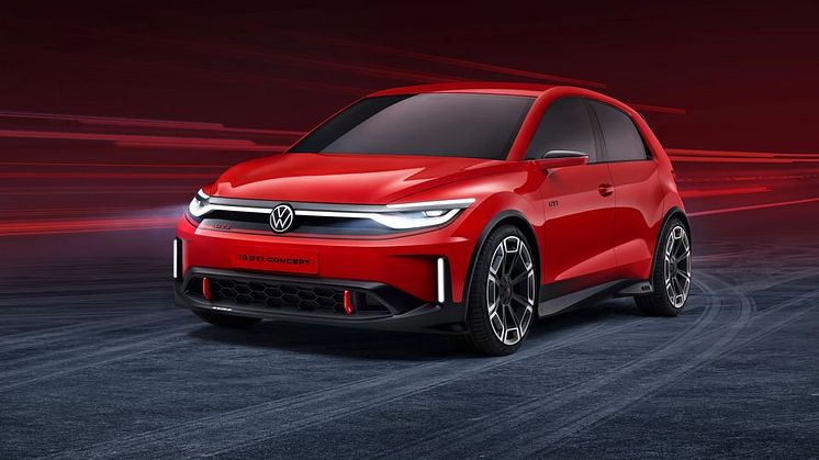 Världspremiär för eldrivna konceptbilen Volkswagen ID. GTI Concept.