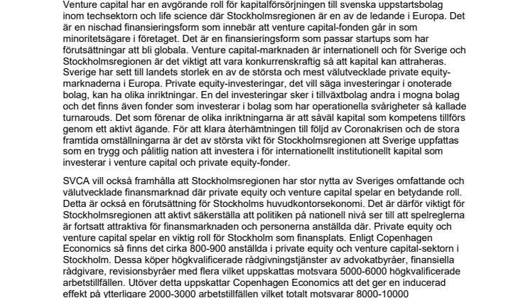 Näringslivs- och tillväxtstrategi för Stockholmsregionen