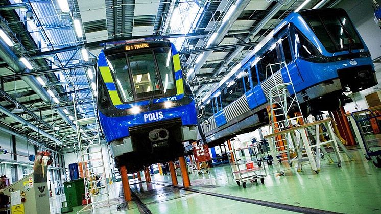 ​Poliståg ska trafikera tunnelbanan