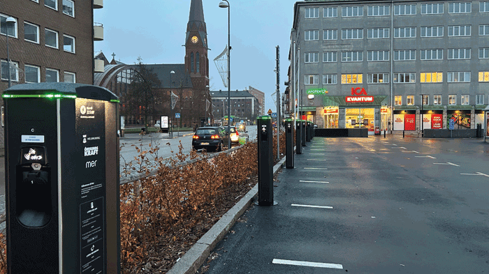 Lättare att ladda i centrala Helsingborg