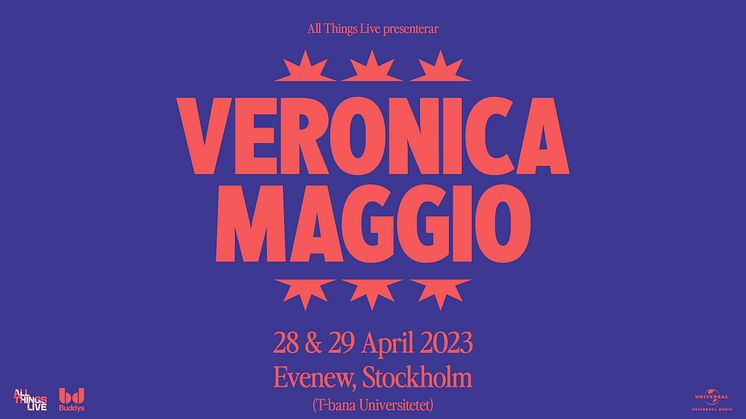 Veronica Maggio gör minifestival med flera artister