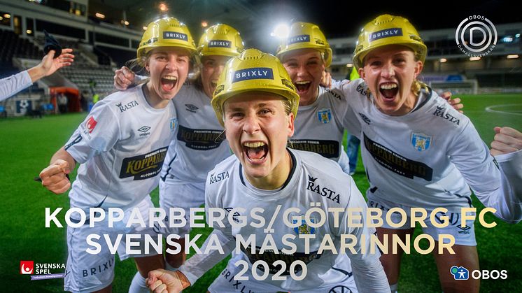 Kopparbergs/Göteborg FC är bäst i Sverige - säkrade guldet i näst sista omgången
