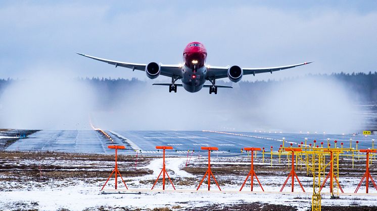 El tráfico de pasajeros de Norwegian crece un 20% en enero
