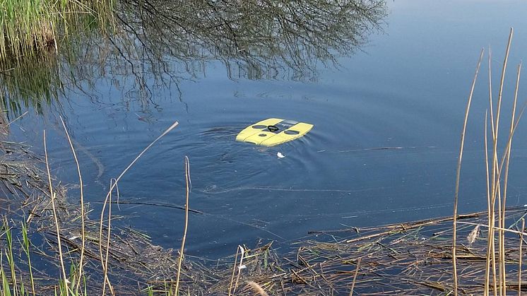 Veolia Unterwasserungsdrohne Schönungsteich Kläranlage Schönebeck