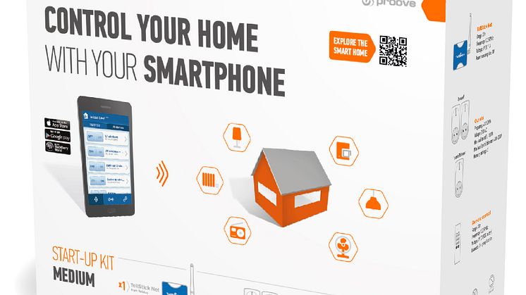 Smart Hem Startpaket - Styr ditt hem direkt från datorn och telefonen