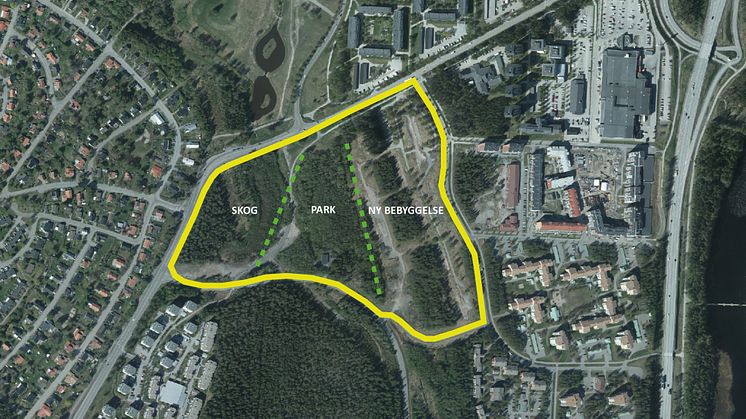 En ny detaljplan på Olofsdal ger förutsättningar för fler bostäder och mer parkmark. 