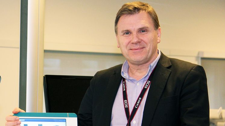 Stig Hvalryg,  Product Business Developer i Canon Norge