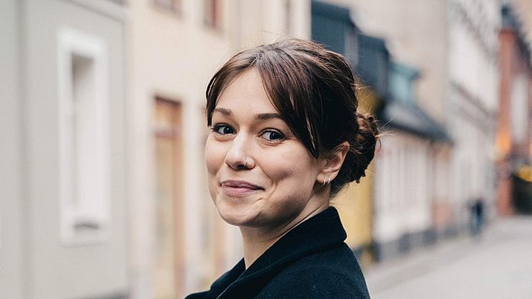 Influencern Tess Waltenburg inspirerar till en hållbar livsstil. Foto: Nils Sjöholm