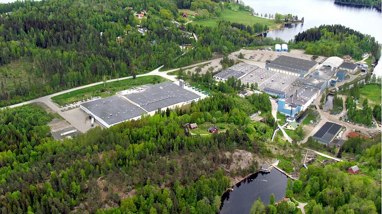 Rexcell Tissue & Airlaid AB in Skåpafors, Dalsland 