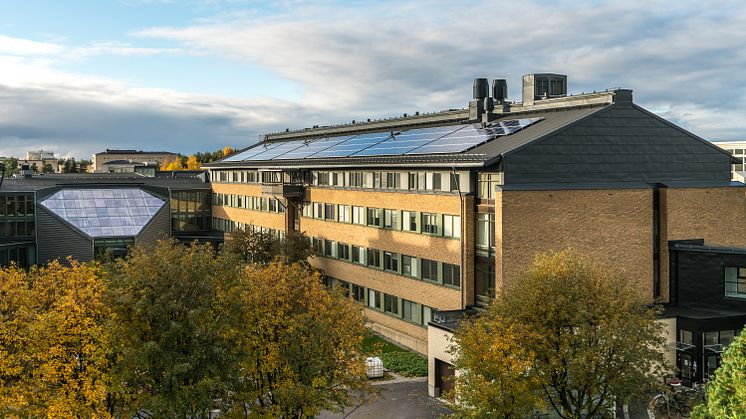 Solceller Naturvetarhuset, Umeå universitet