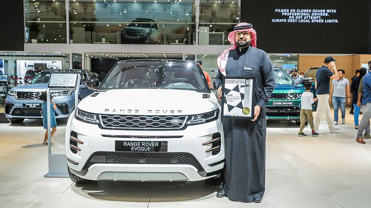 Range Rover Evoque mottar kvinneprisen