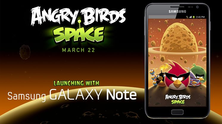 Grattis till de med Galaxy: Samsung bjussar på Angry Birds Space