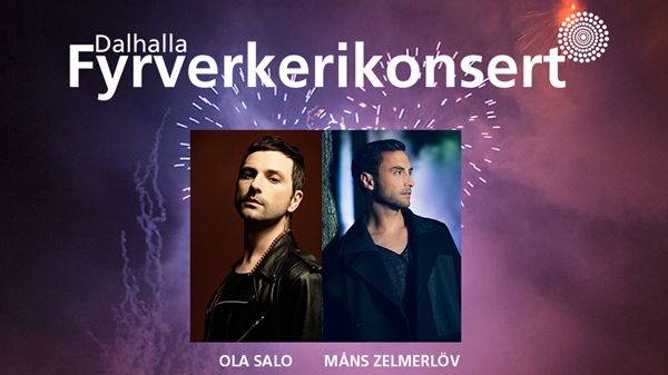 Ola Salo och Måns Zelmerlöv klara för årets  Fyrverkerikonsert i Dalhalla!