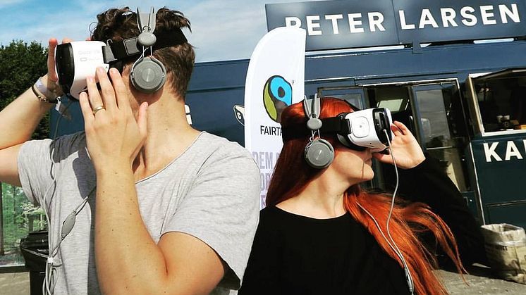 VR-projektet "Fair Kaffe" blev introduceret på Food Festival i Århus. Nu venter udrulning i andre og større kanaler.